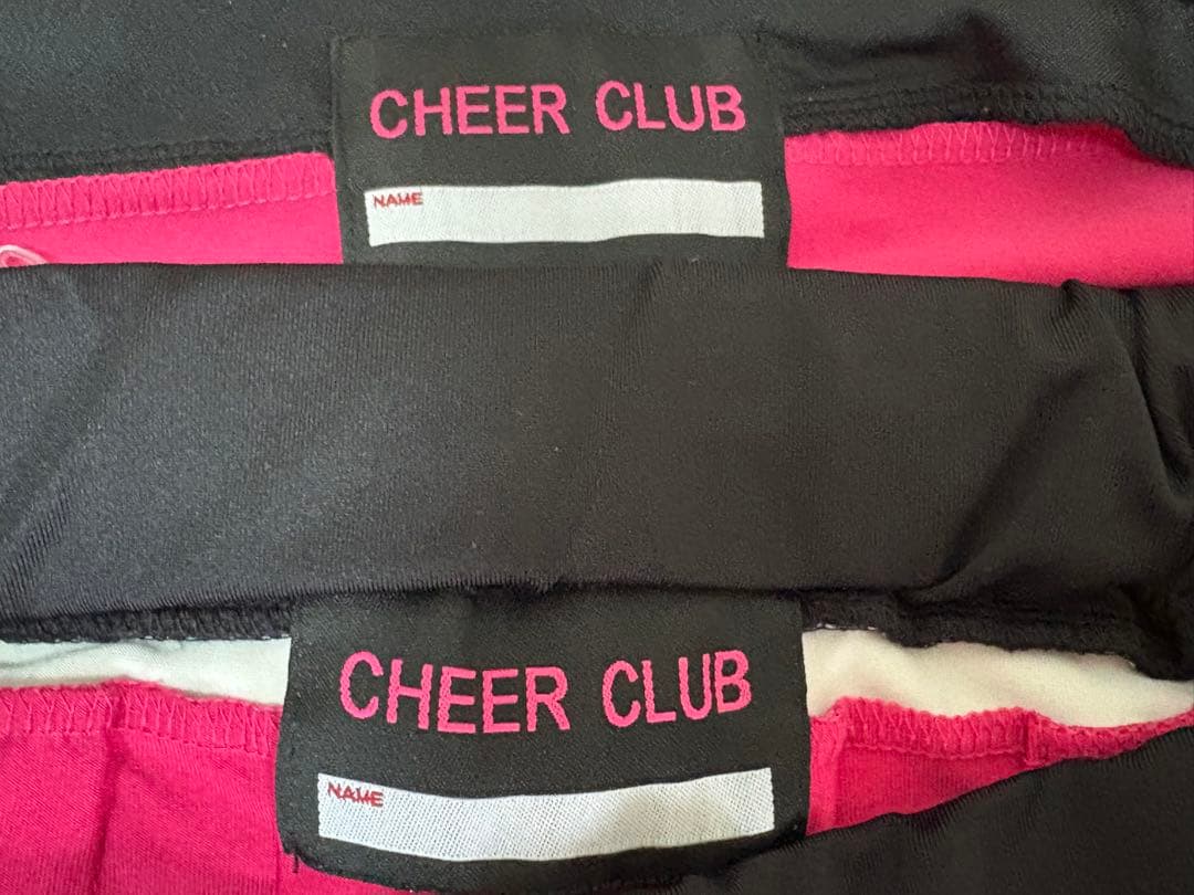 Cheer Club Lサイズ チアリーディング衣装 赤 ピンク2着セット
