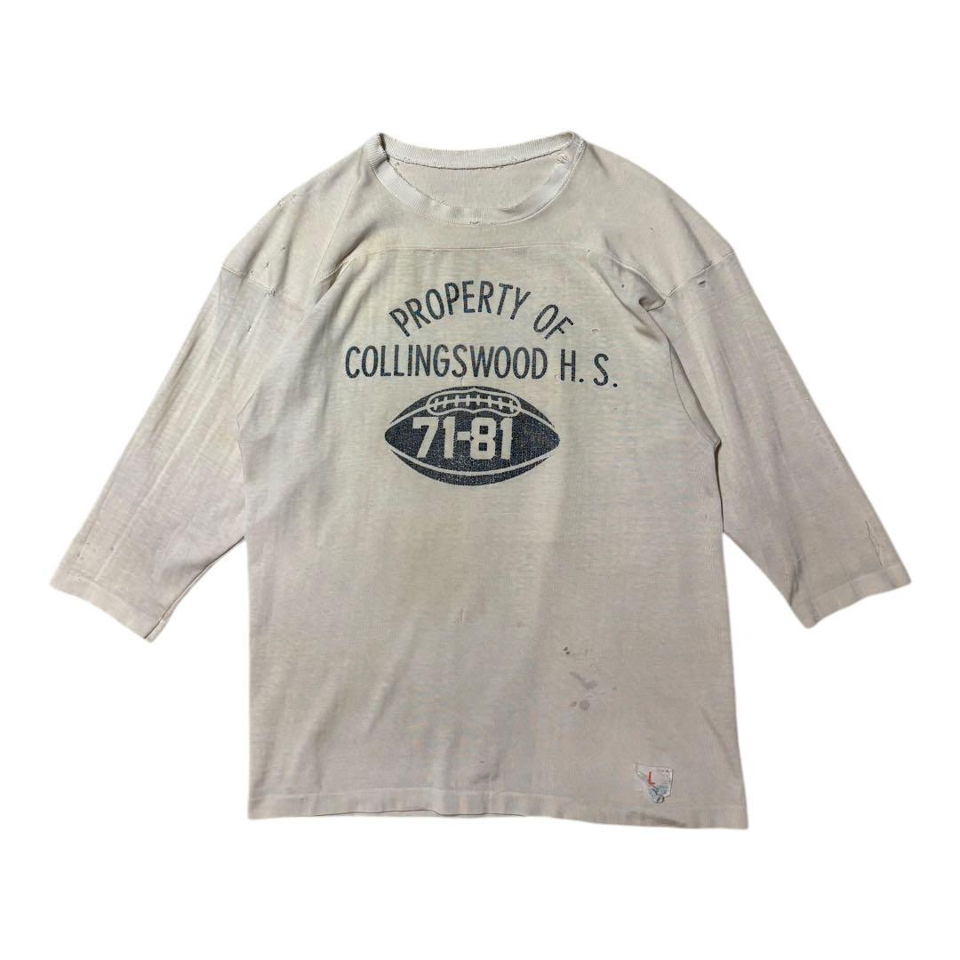 70's~ champion フットボールT プロダクツタグ