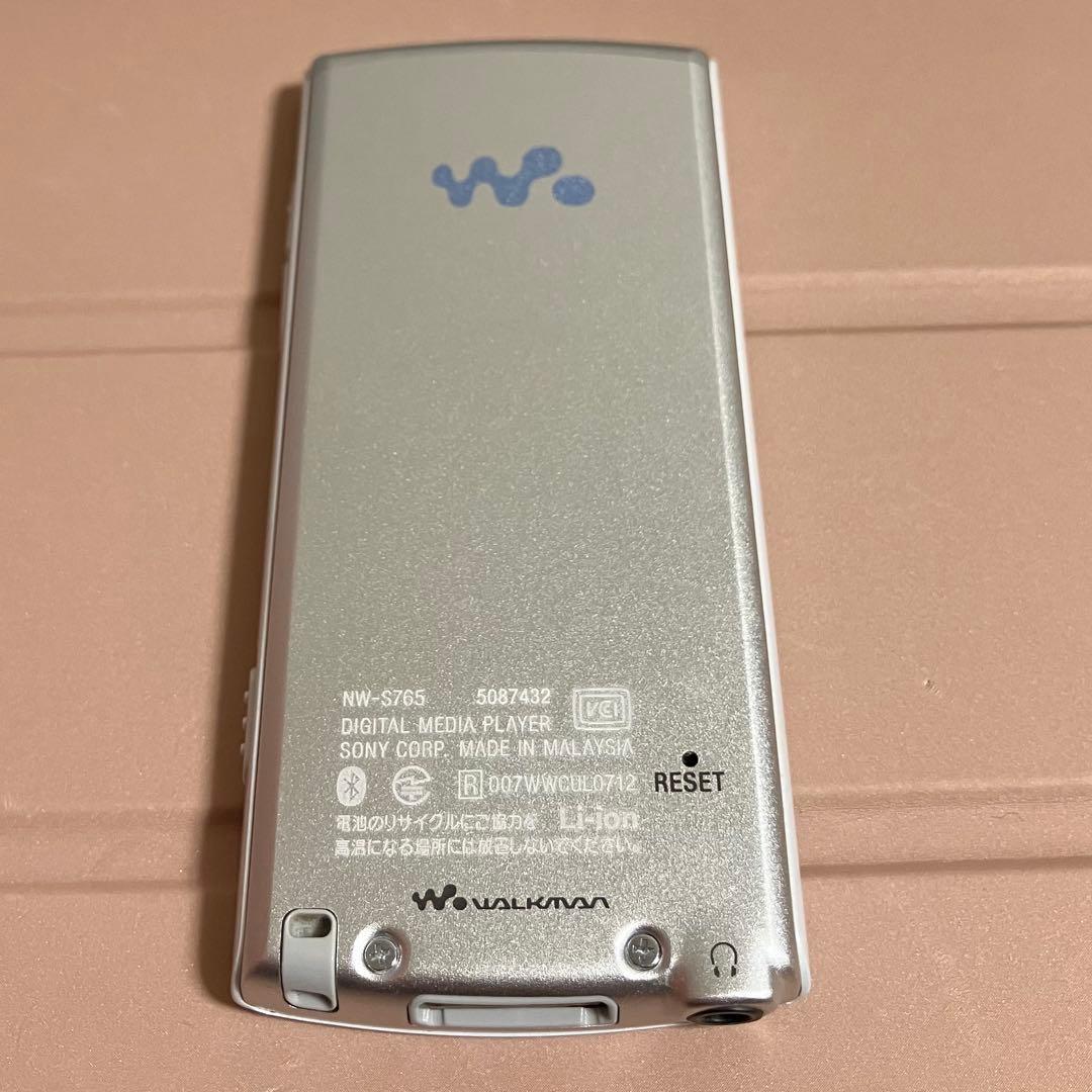 【極美品　バッテリー良好】SONY ウォークマン　NW-S765 16GB しろ