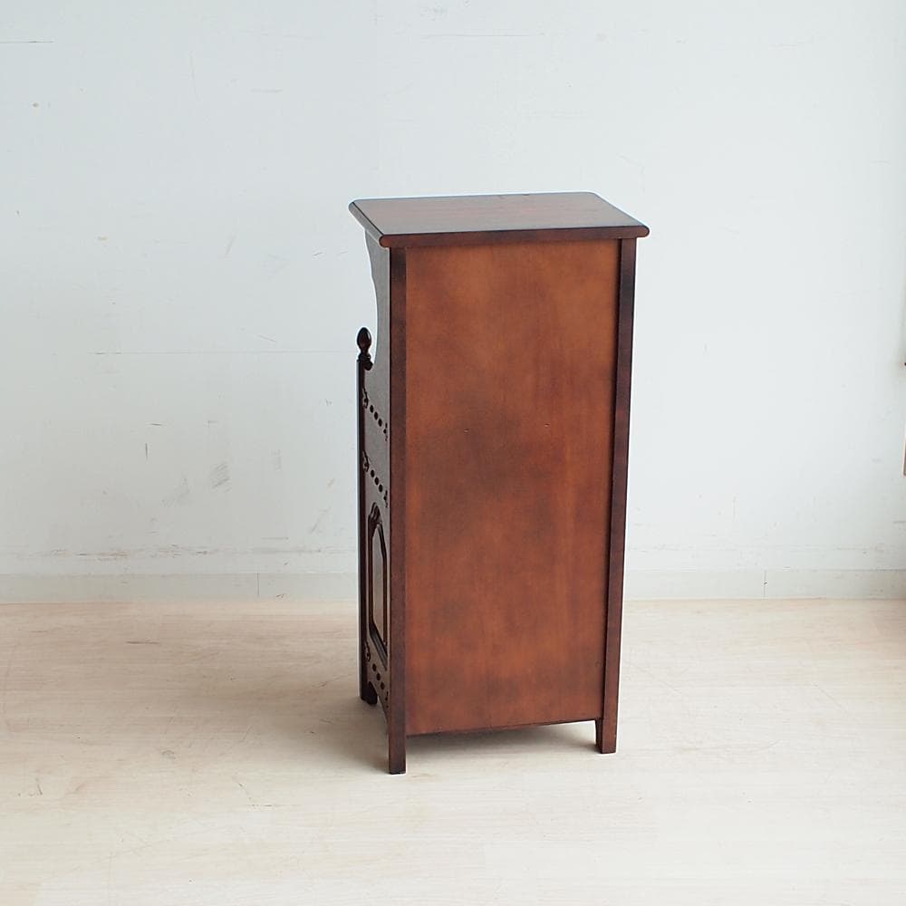 80's カリモク/karimoku 電話台 TEL台 キャビネット ビンテージ