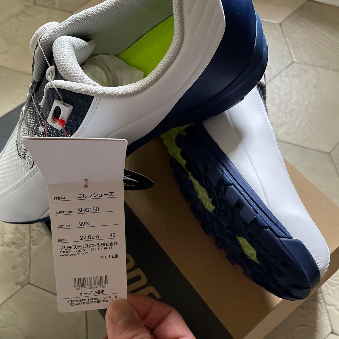 [新品]未使用　ブリヂストンゴルフシューズ(27cm)