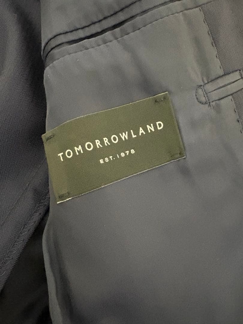 TOMORROWLAND ネイビー ビジネススーツ サイズ44