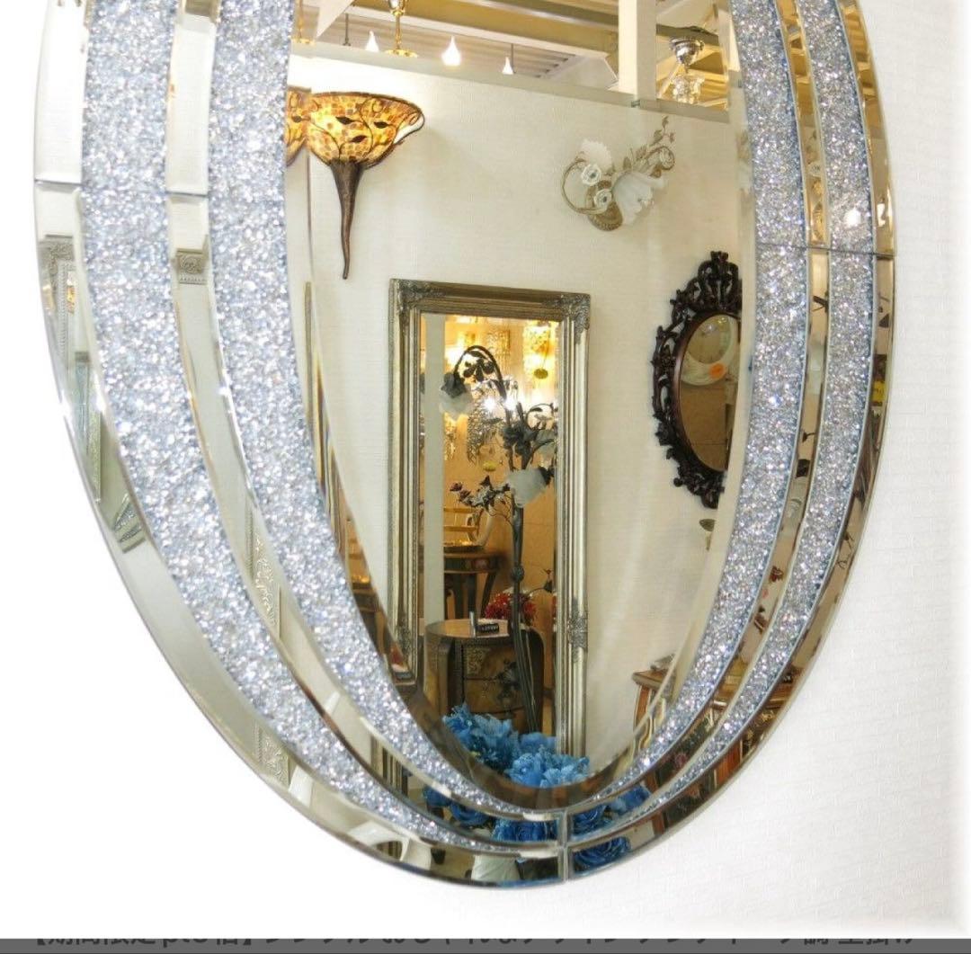 超豪華　おしゃれなデザイン アンティーク調 壁掛け鏡 姿見サイズ