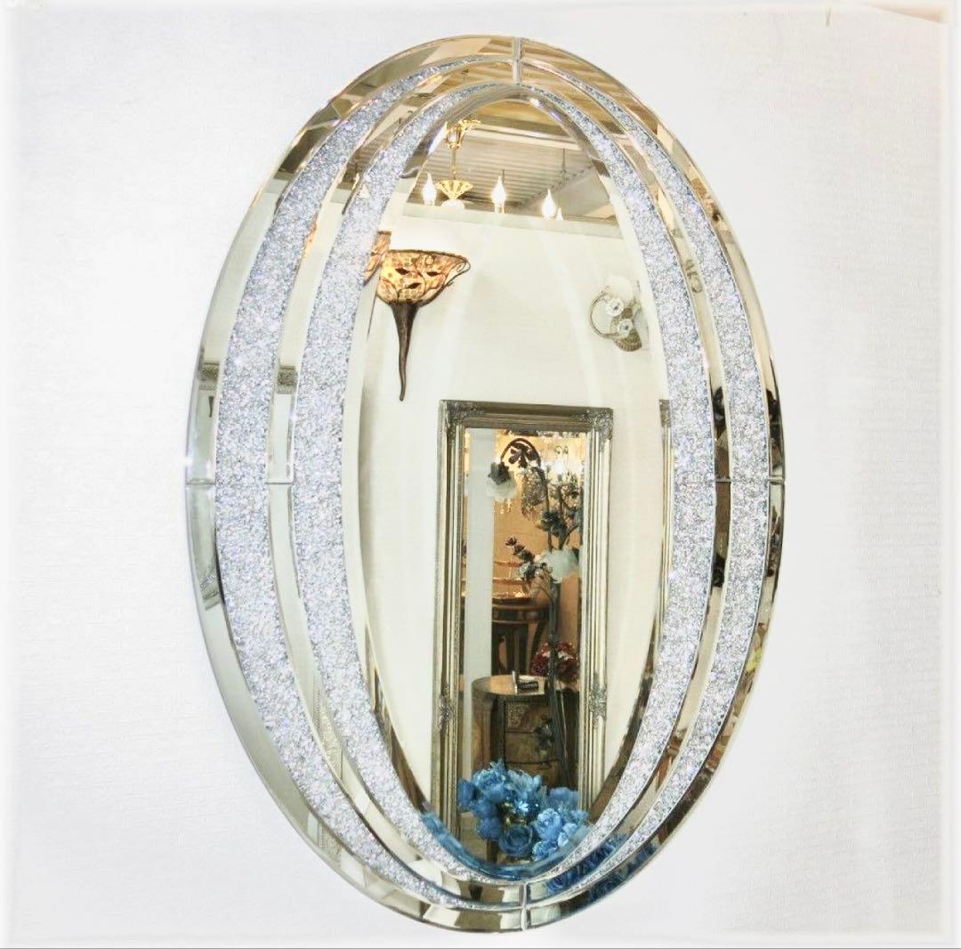 超豪華　おしゃれなデザイン アンティーク調 壁掛け鏡 姿見サイズ