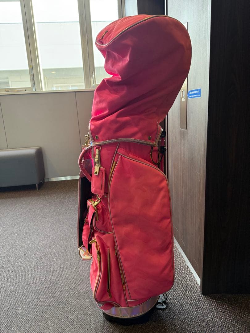 MARK & LONA ピンク ゴルフバッグ
