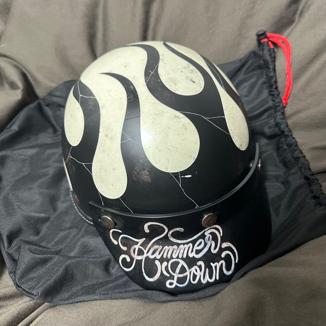 半ヘル 錆ペイント