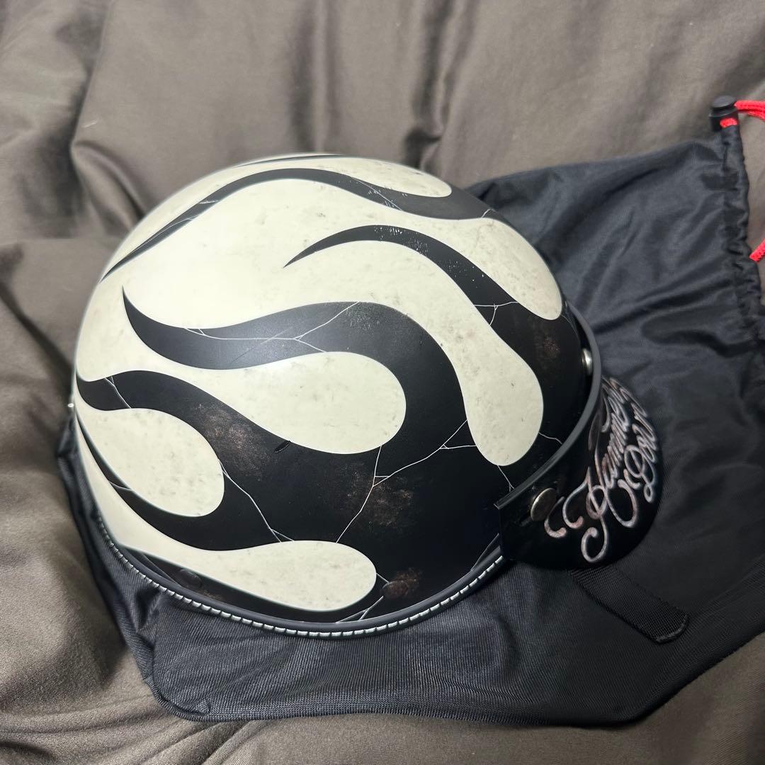 半ヘル 錆ペイント