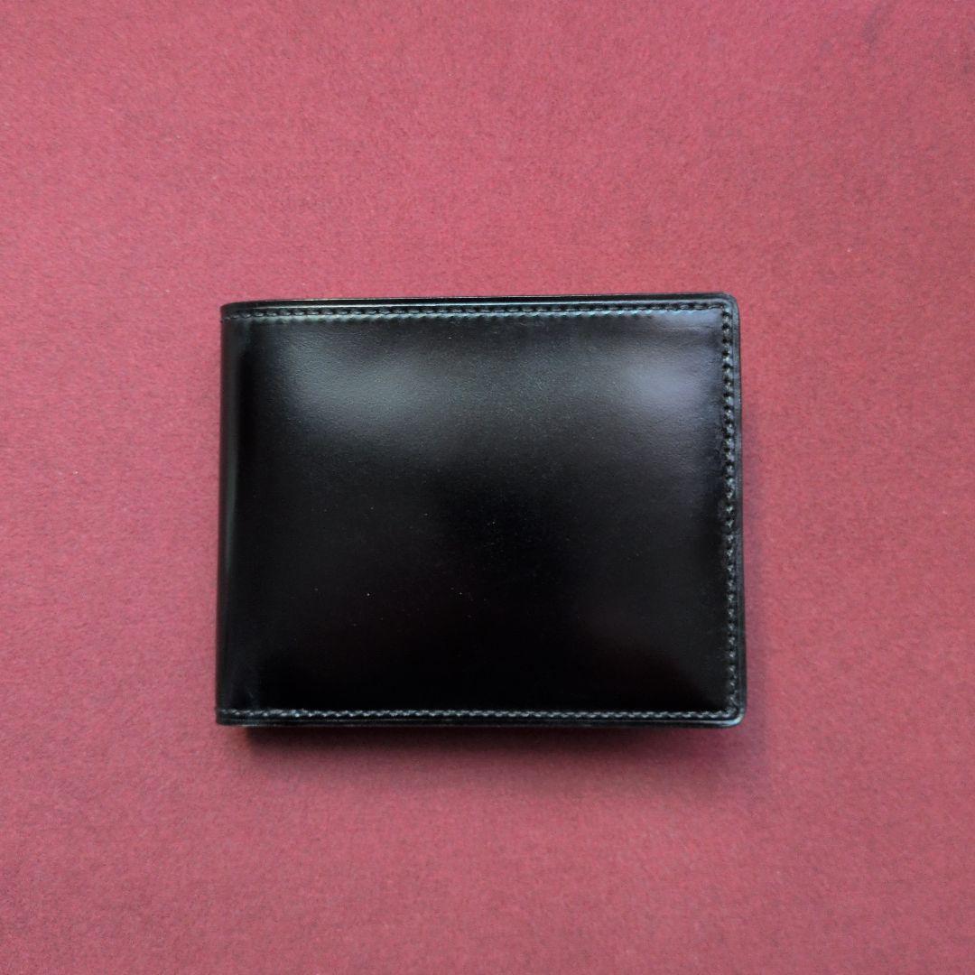 【新品】キプリス　シェルコードバン&ルーガショルダー　小銭入れ付き二つ折り財布