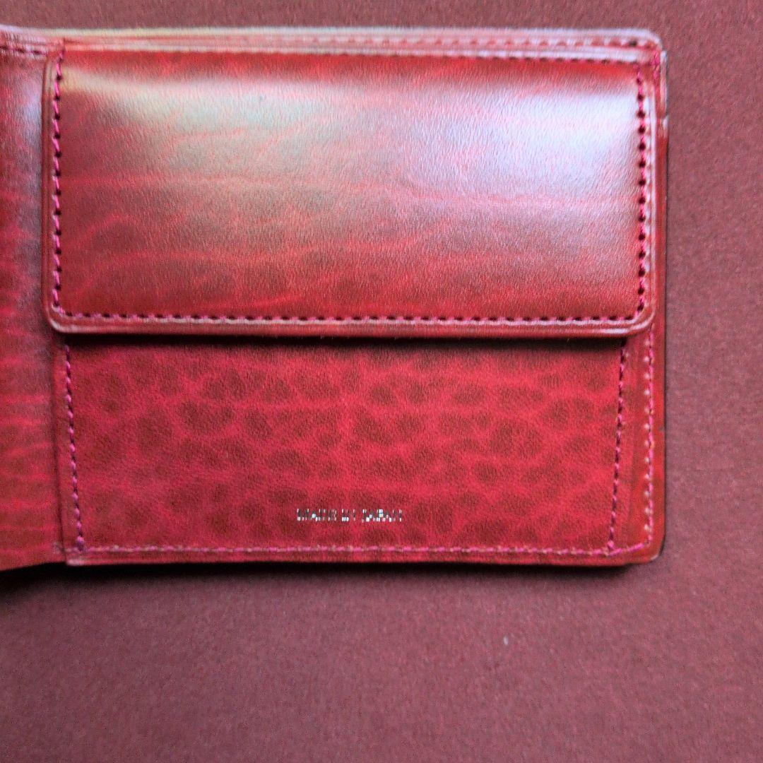 【新品】キプリス　シェルコードバン&ルーガショルダー　小銭入れ付き二つ折り財布