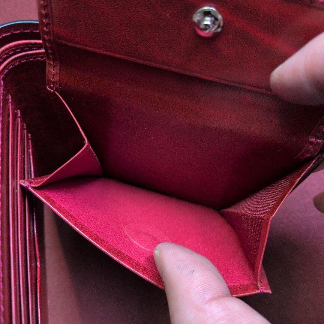 【新品】キプリス　シェルコードバン&ルーガショルダー　小銭入れ付き二つ折り財布