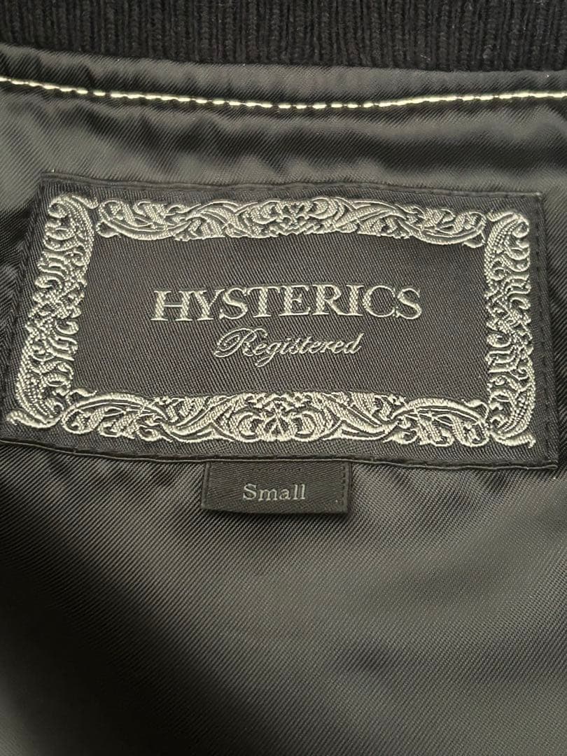 HYSTERIC GLAMOUR 【即完】【美品Ｓサイズ】 山羊革スカジャン刺繍