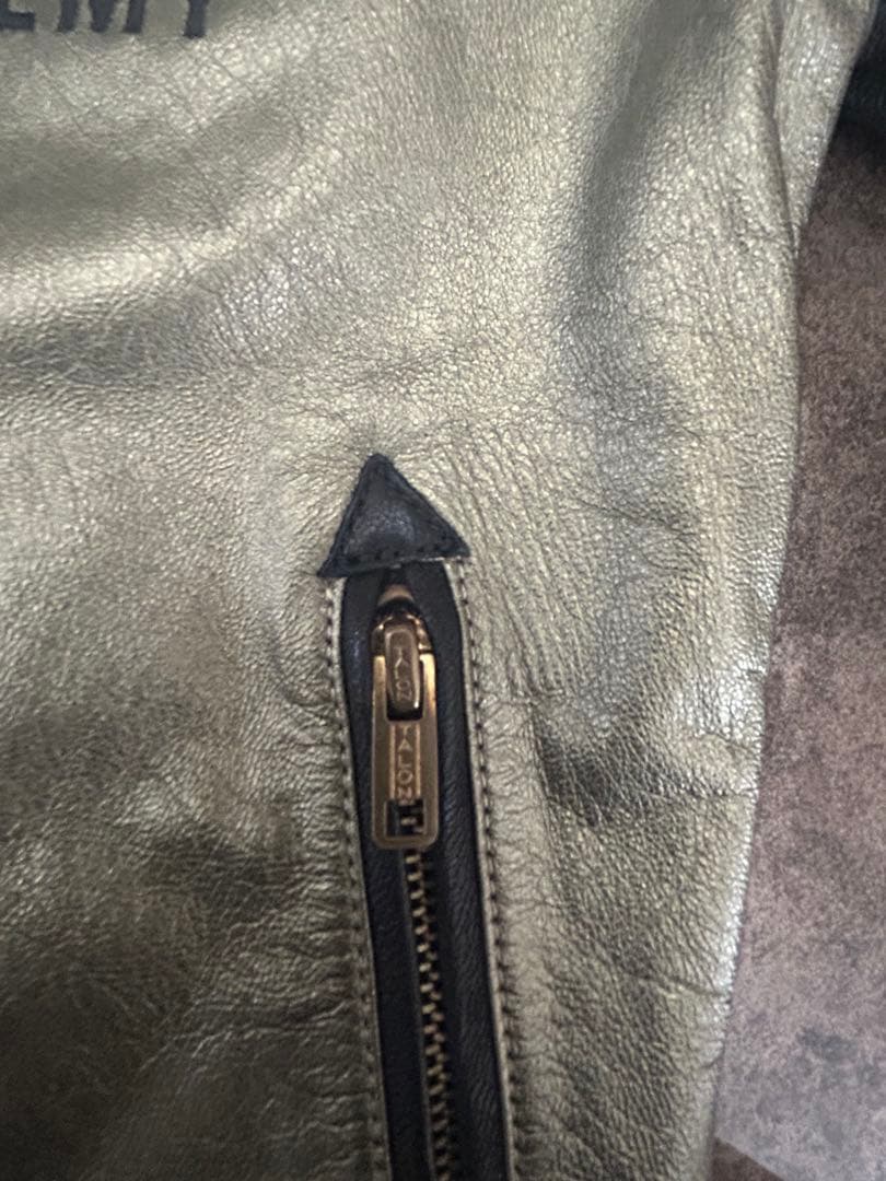 HYSTERIC GLAMOUR 【即完】【美品Ｓサイズ】 山羊革スカジャン刺繍