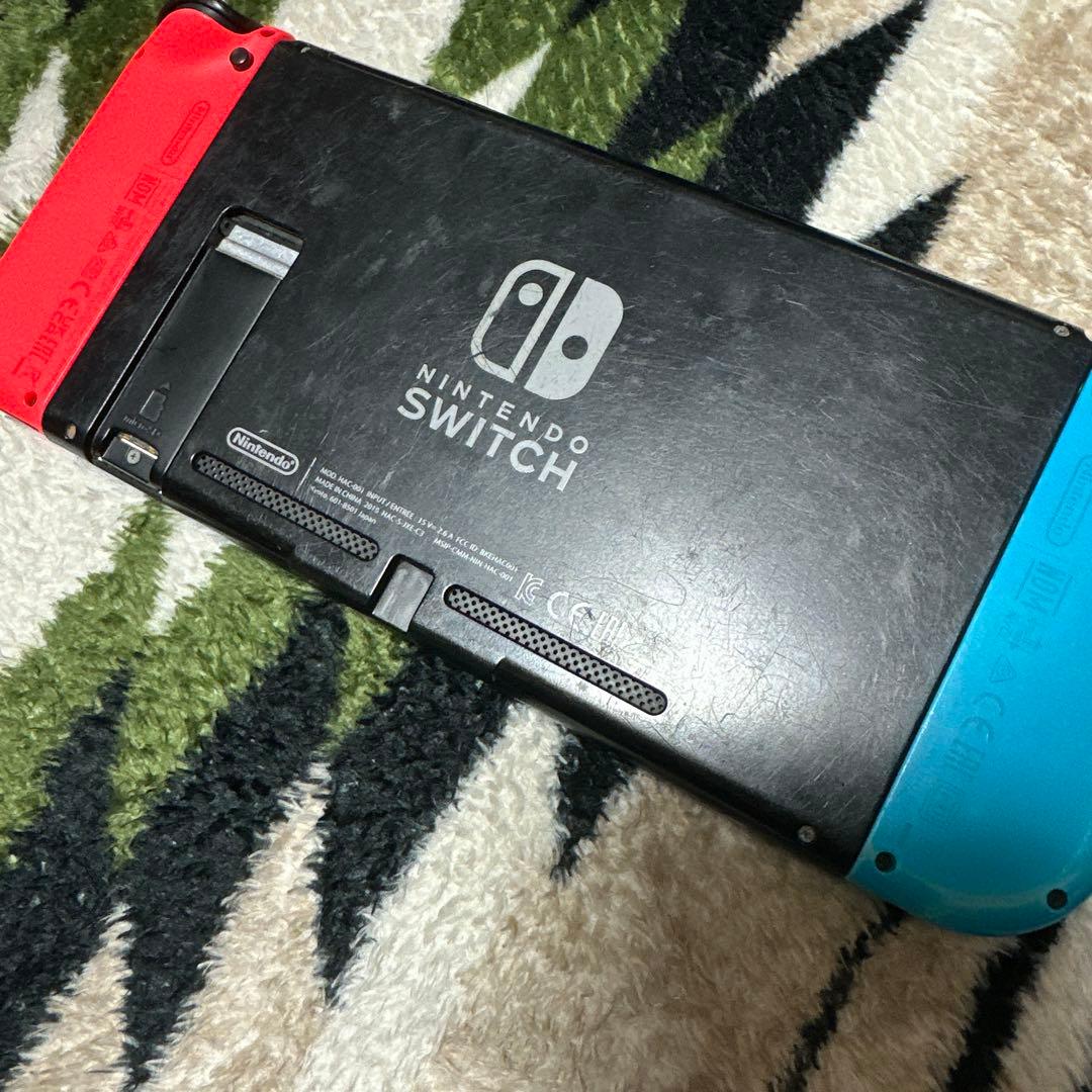 【ジャンク】Nintendo Switch 本体/液晶•ドック不良 スタンド欠品