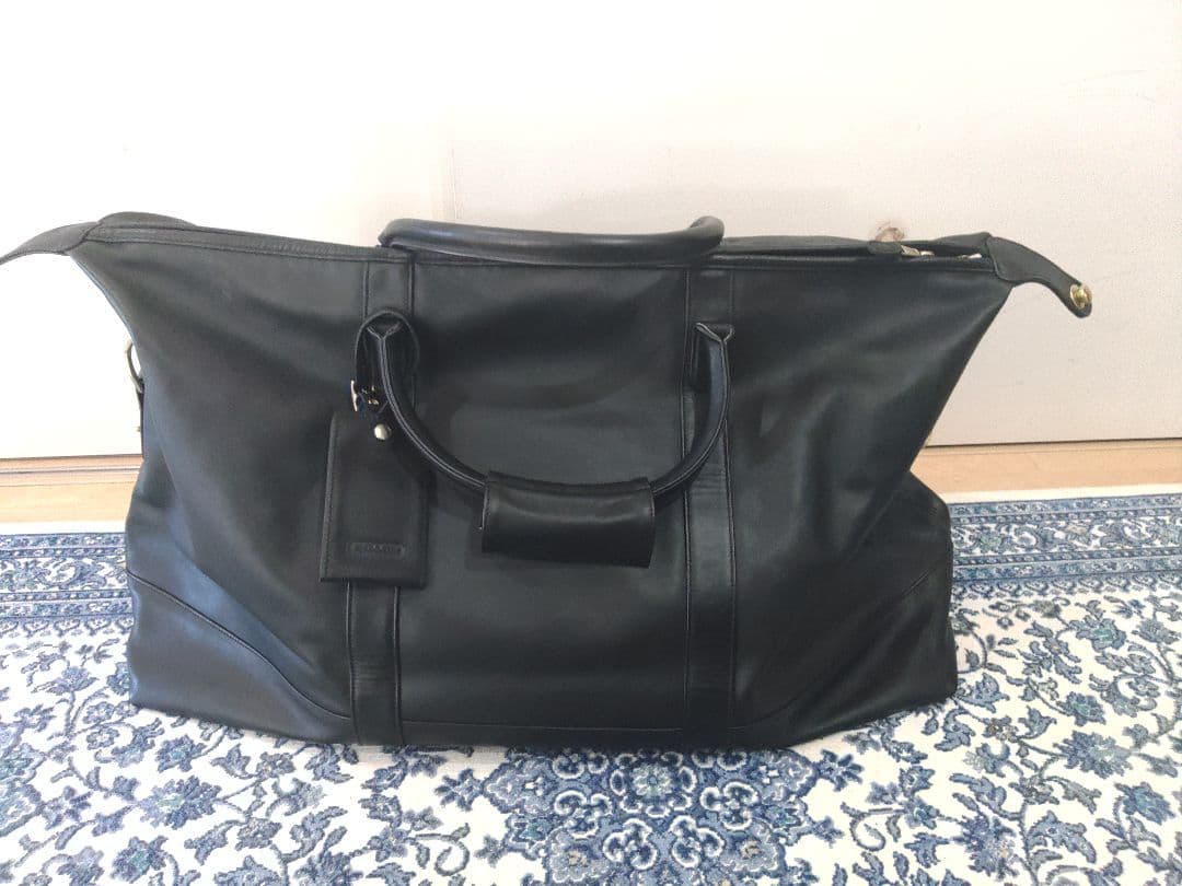 美品　オールドコーチ　2way キャビンバッグ　大容量　 オールレザー 黒
