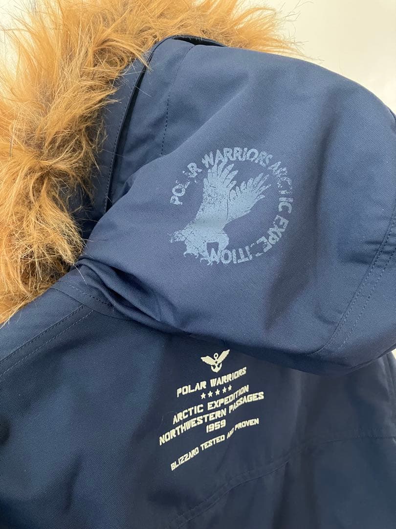 ジャケット・アウター ALPHA N3-B POLAR WARRIORS NAVY SIZE:S