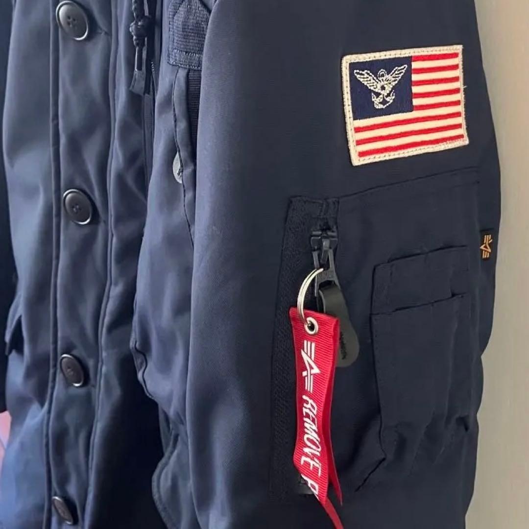 ジャケット・アウター ALPHA N3-B POLAR WARRIORS NAVY SIZE:S