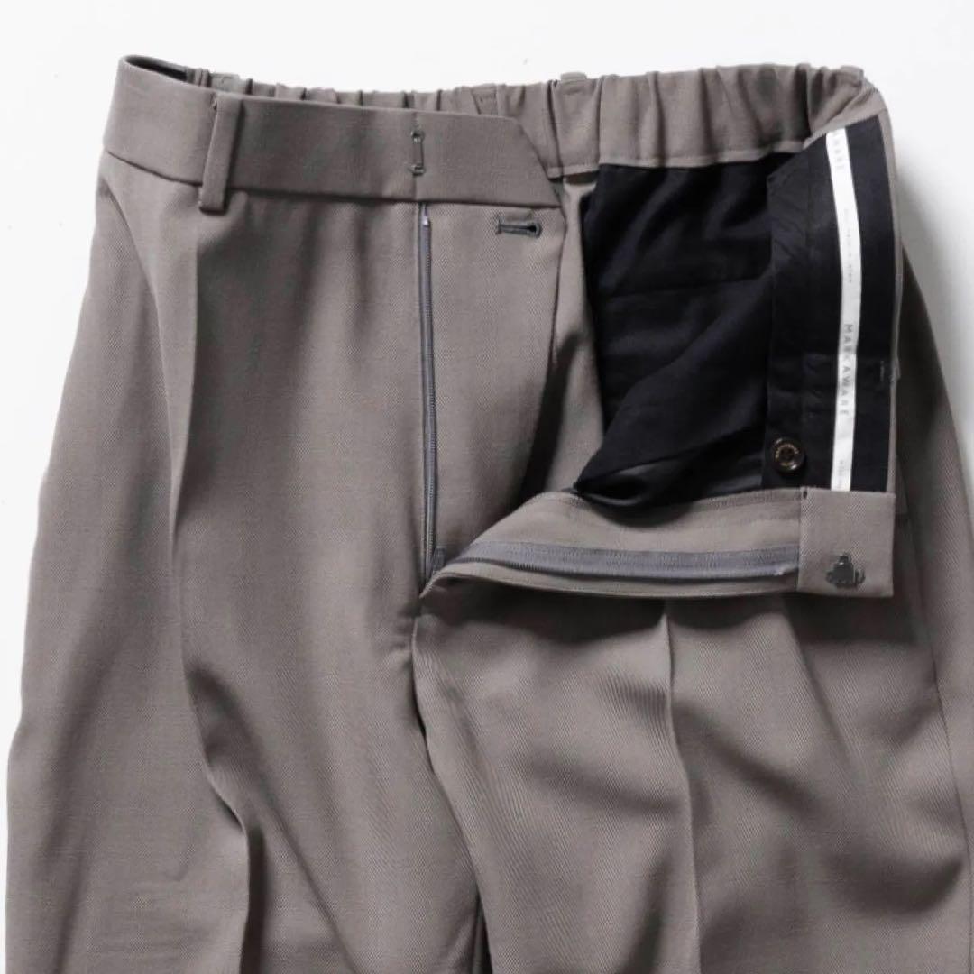 markaware サバイバルクロス フラットテーパードトラウザーズ