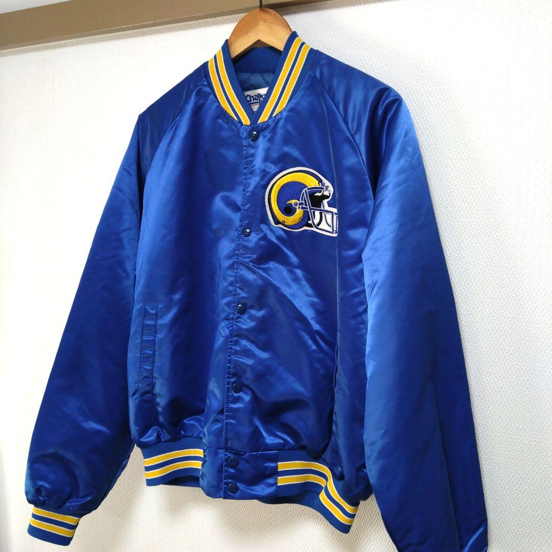 美品　希少　NFL 70s80S ロサンゼルス　ラムズ ヴィンテージ　スタジャン