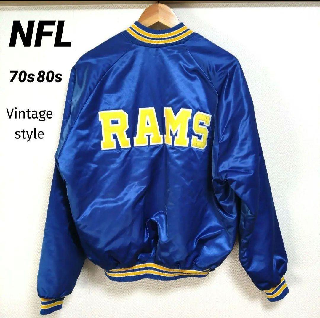 美品　希少　NFL 70s80S ロサンゼルス　ラムズ ヴィンテージ　スタジャン