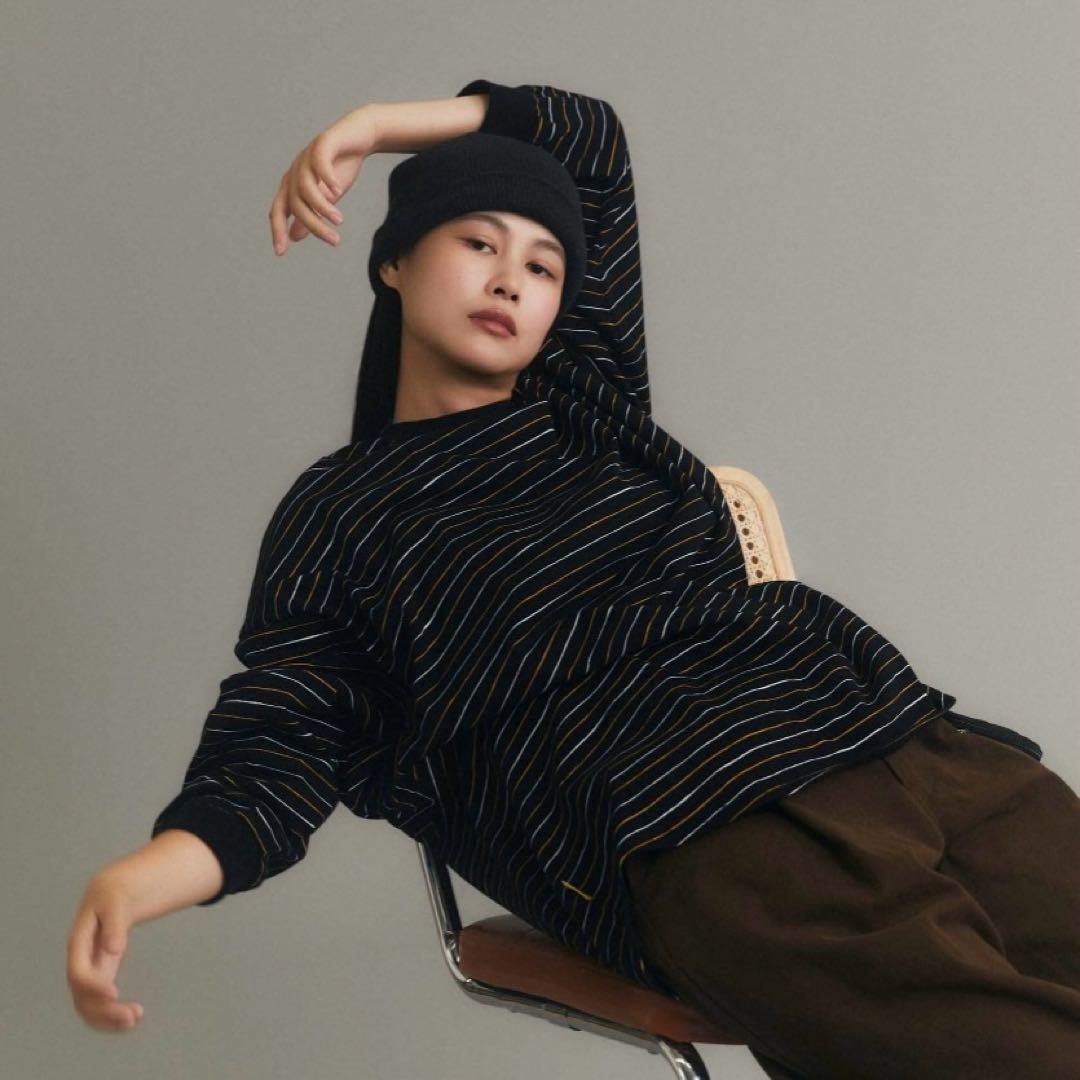 新品YGMXSFC SUPER BIG LS TEE 黒 XL