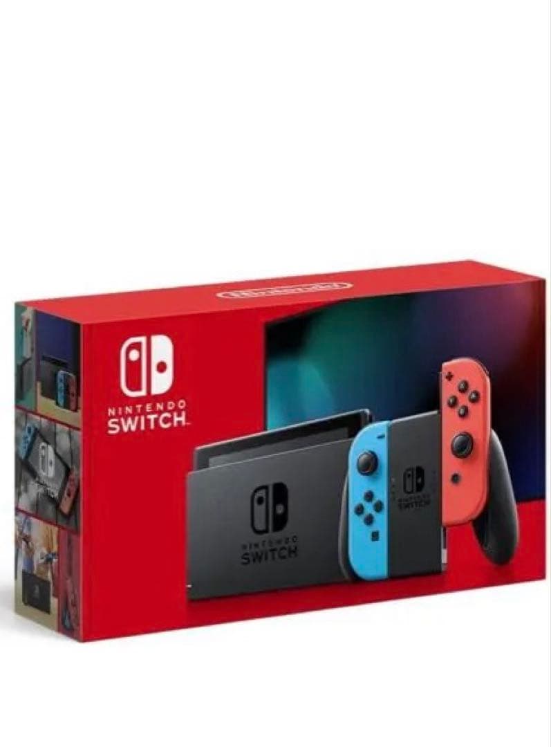 【新品未使用】Nintendo Switch 本体 赤青ジョイコン付き