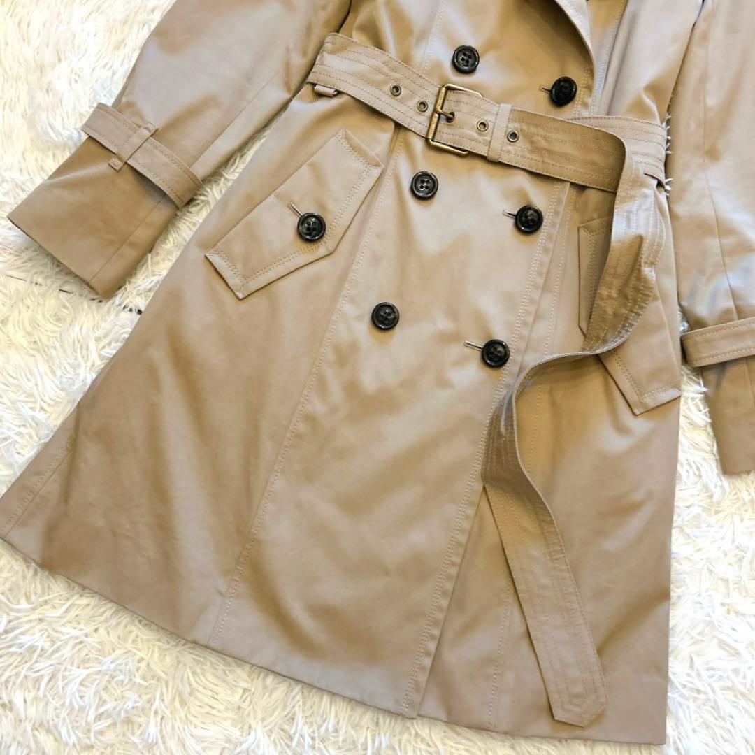 【美品】バーバリーブルーレーベル　ライナー付きトレンチコート　チェック　36