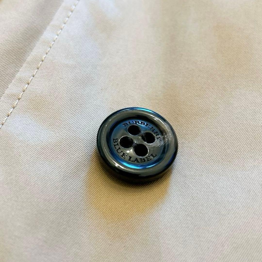 【美品】バーバリーブルーレーベル　ライナー付きトレンチコート　チェック　36
