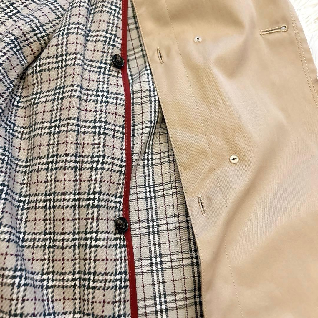 【美品】バーバリーブルーレーベル　ライナー付きトレンチコート　チェック　36