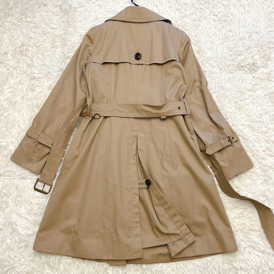 【美品】バーバリーブルーレーベル　ライナー付きトレンチコート　チェック　36