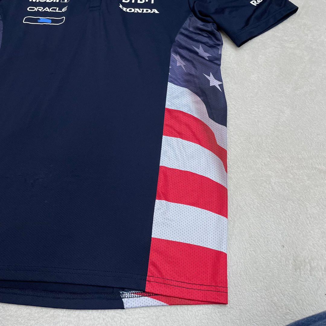 オラクル レッドブル レーシングチーム F1 ポロシャツ M 支給品 アメリカ