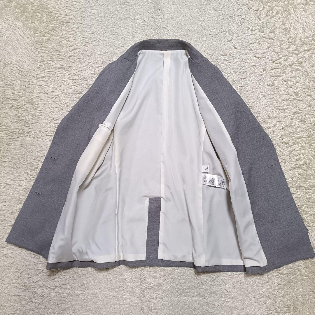 【美品】ミラオーウェン 金ボタン ダブルブレザー ジャケット グレー