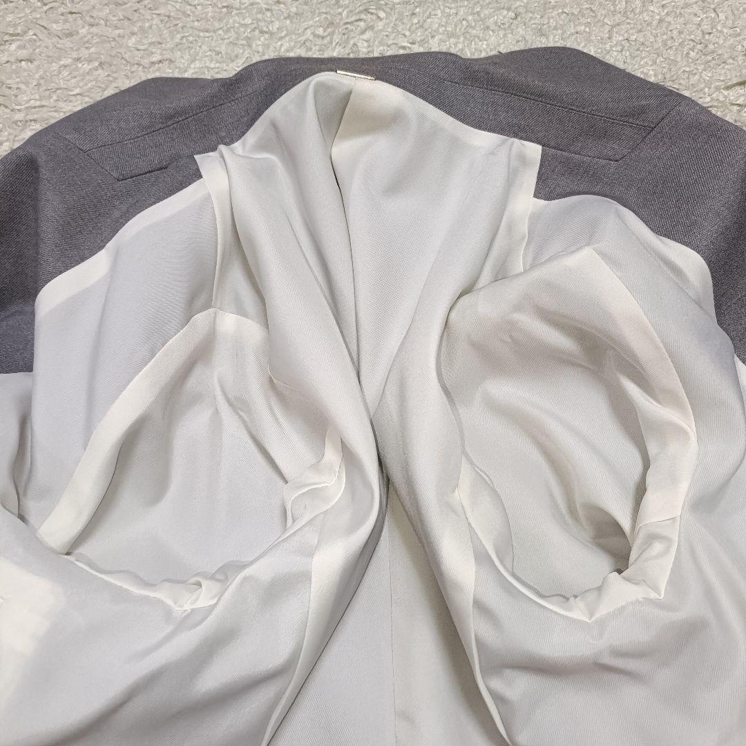 【美品】ミラオーウェン 金ボタン ダブルブレザー ジャケット グレー