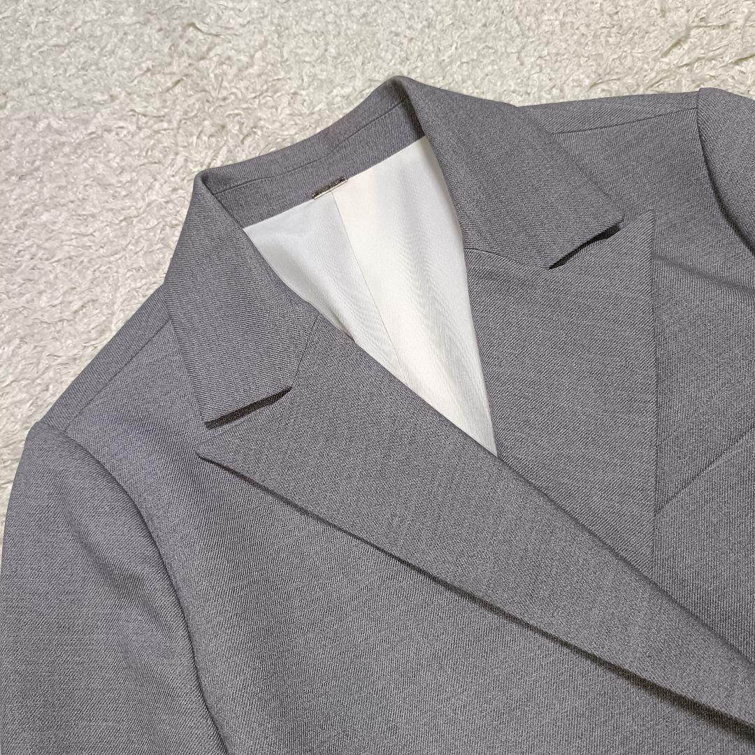 【美品】ミラオーウェン 金ボタン ダブルブレザー ジャケット グレー