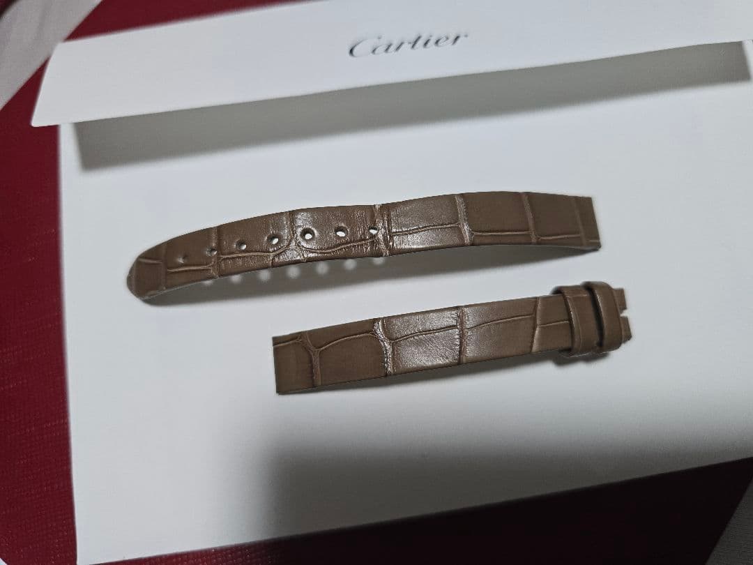 カルティエ純正 ベニュワール レザーベルト