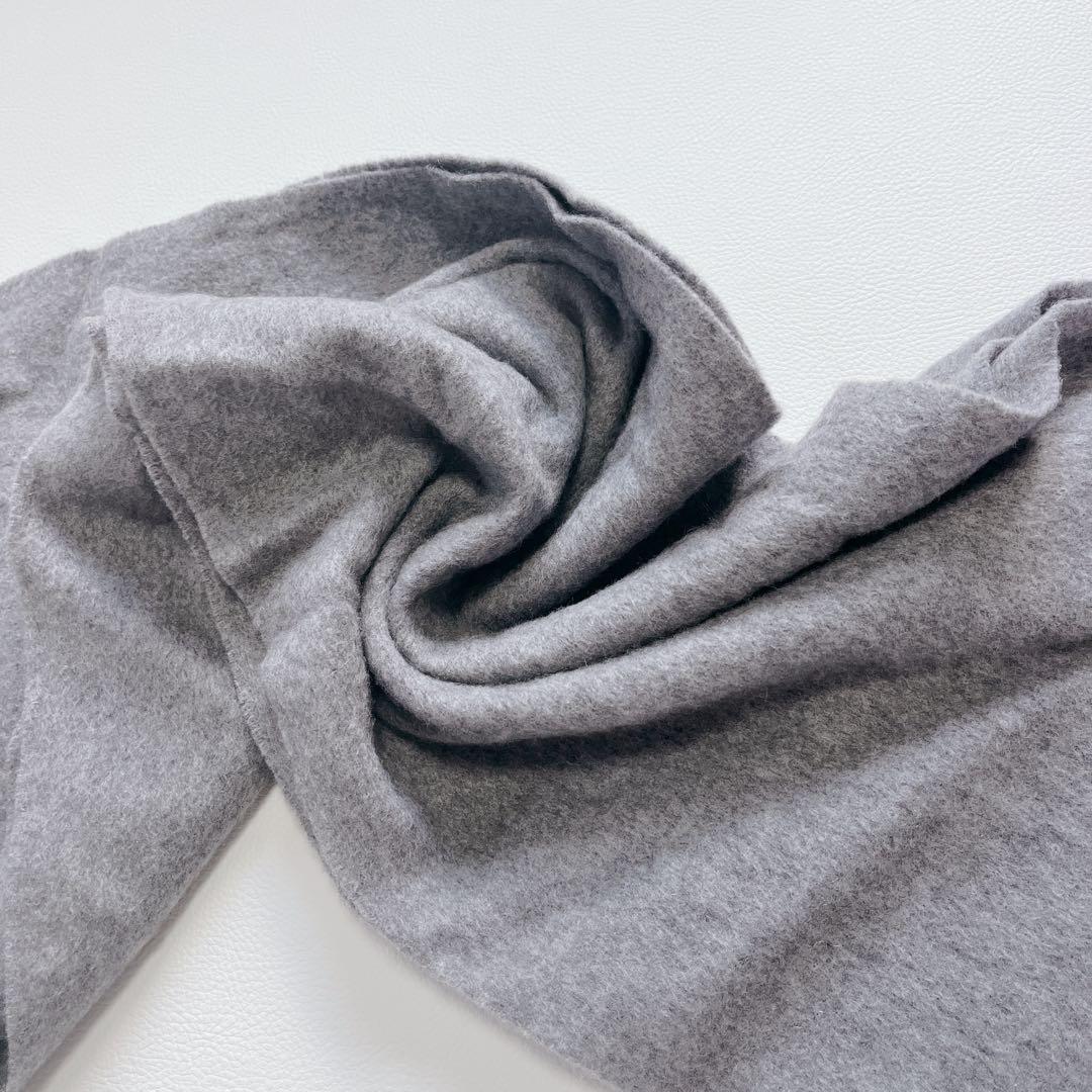 未使用級✨カシミヤ100% Max Mara マフラー　ストール　袋付　グレー