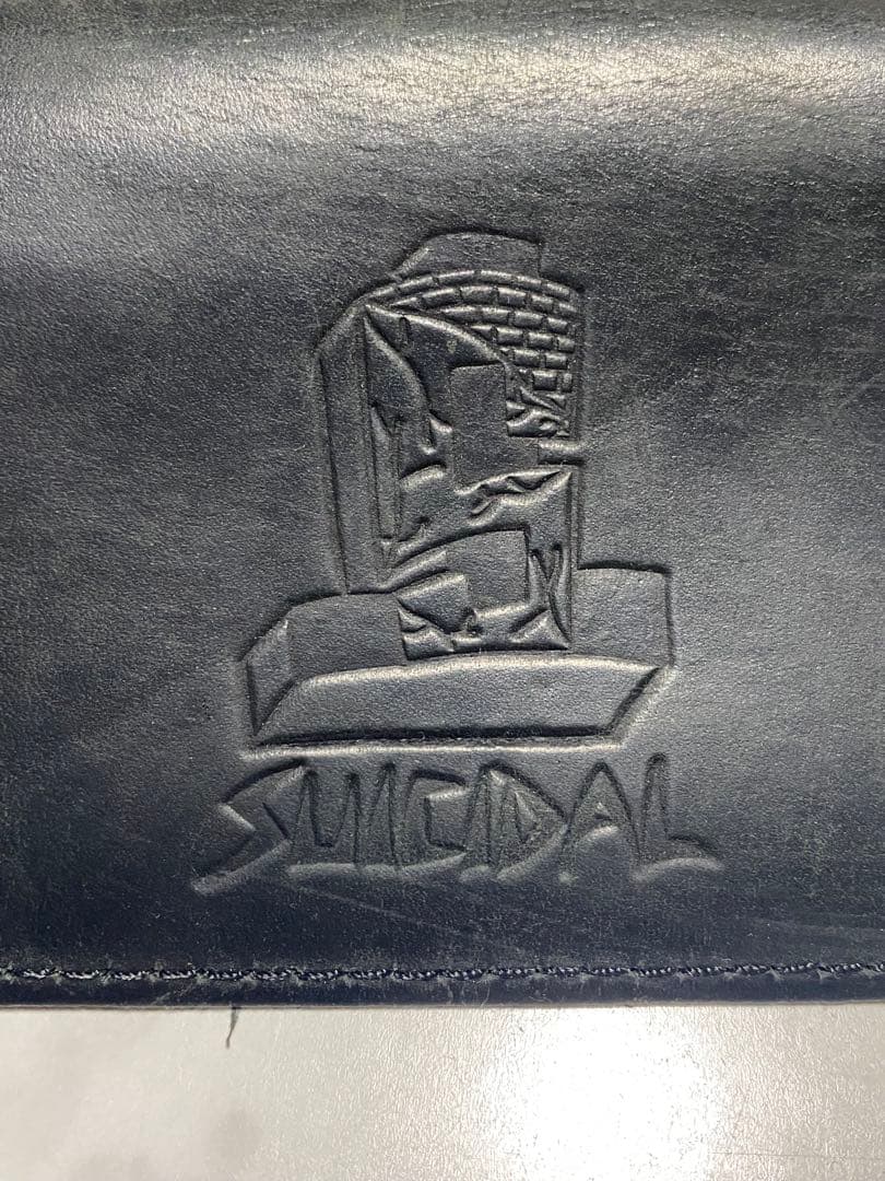 SUICIDAL レザートラッカーウォレット CRIMIEチェーン付き カスタム