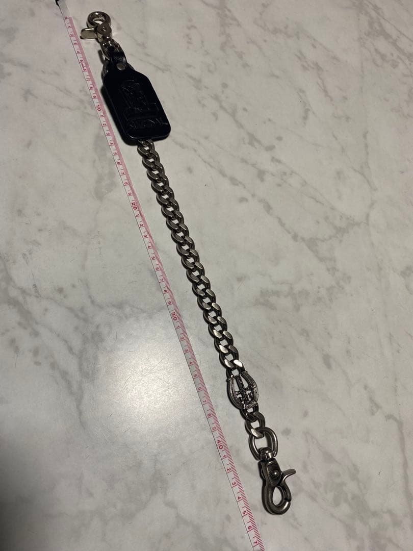 SUICIDAL レザートラッカーウォレット CRIMIEチェーン付き カスタム