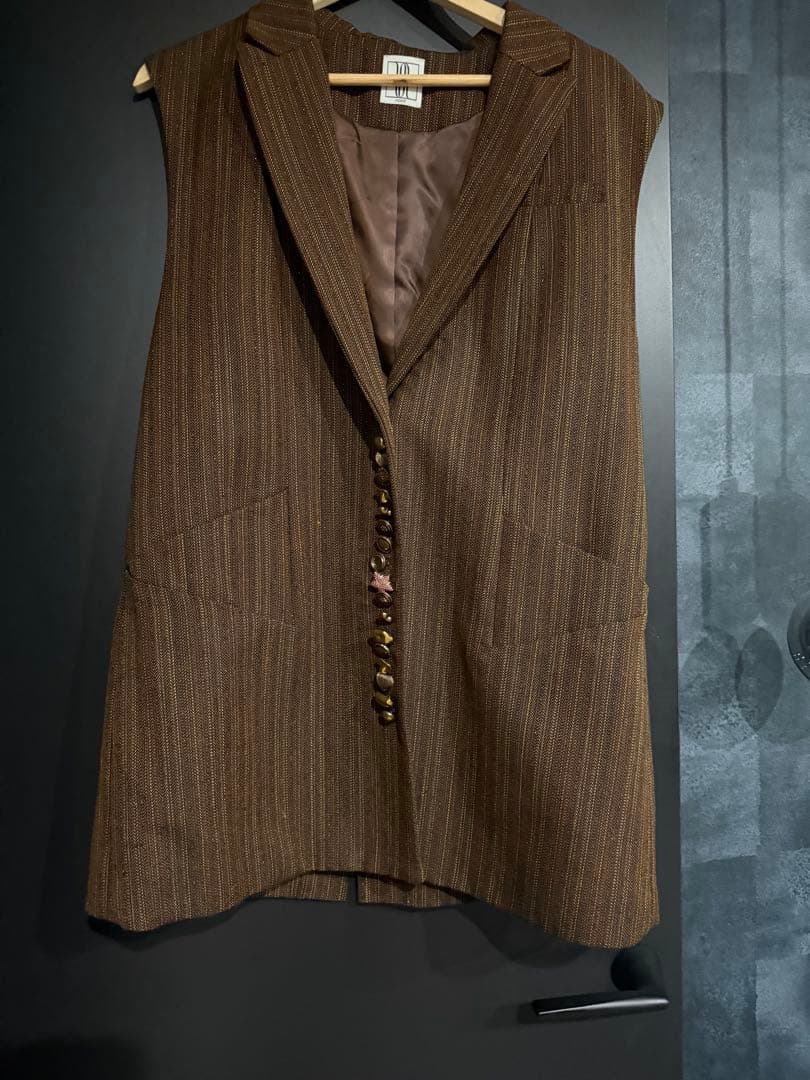 トップス AMERI UND MANY MOTIF BUTTON VEST