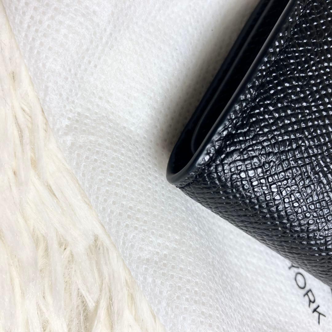 未使用級 COACH キーケース レザーブラック 箱付き