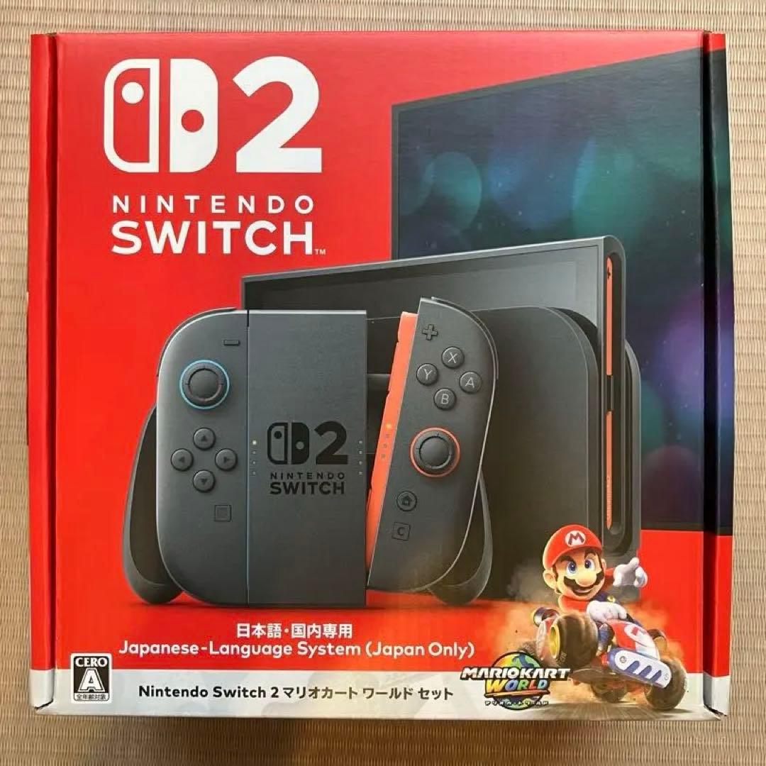 Nintendo Switch 2 日本語 マリオカート・保護フィルムセット