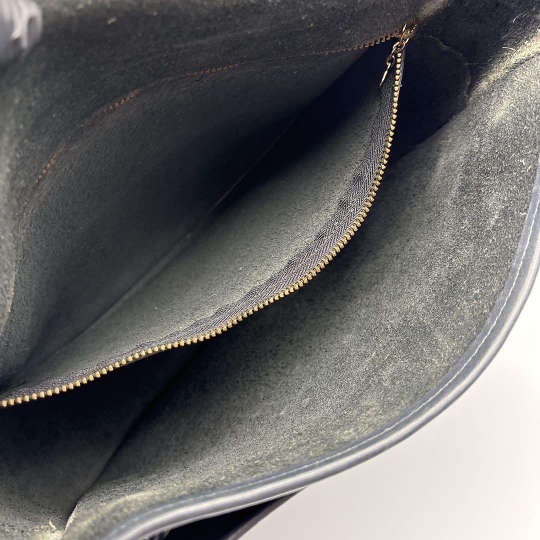 希少 USA製 オールドコーチ ショルダーバッグ ターンロック 紺 ネイビー