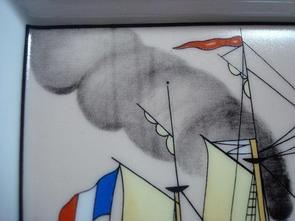 エルメス　HERMES　　灰皿　アッシュトレイ 帆船