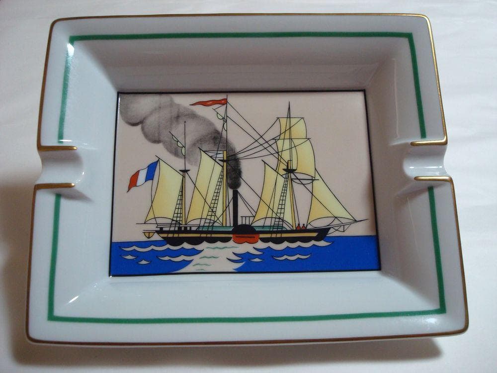 エルメス　HERMES　　灰皿　アッシュトレイ 帆船