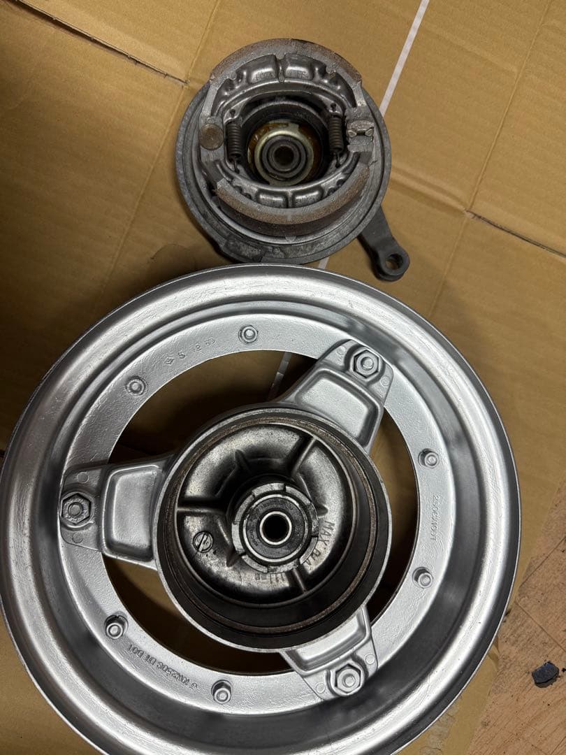 しんじシャリー 3本ハブ　3本スポーク　リム付き　オマケあり　送料込み