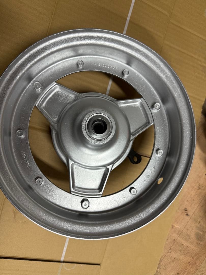 しんじシャリー 3本ハブ　3本スポーク　リム付き　オマケあり　送料込み