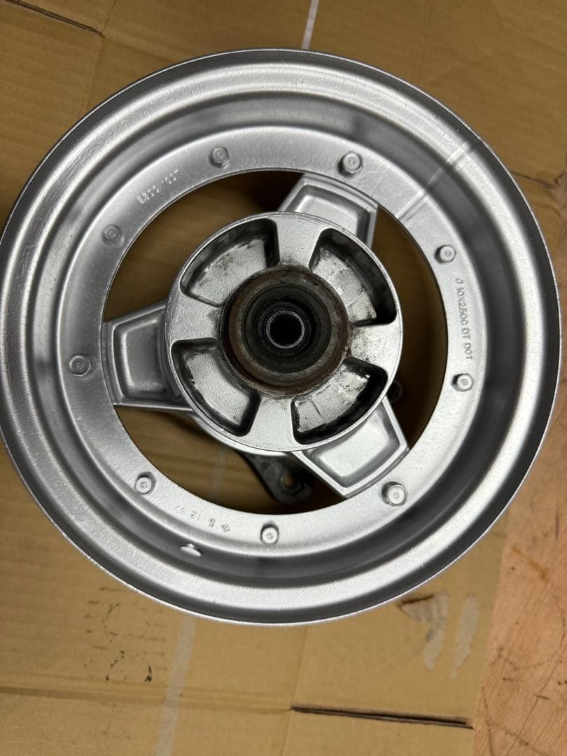 しんじシャリー 3本ハブ　3本スポーク　リム付き　オマケあり　送料込み