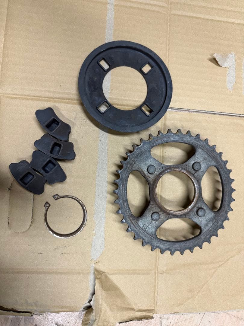 しんじシャリー 3本ハブ　3本スポーク　リム付き　オマケあり　送料込み