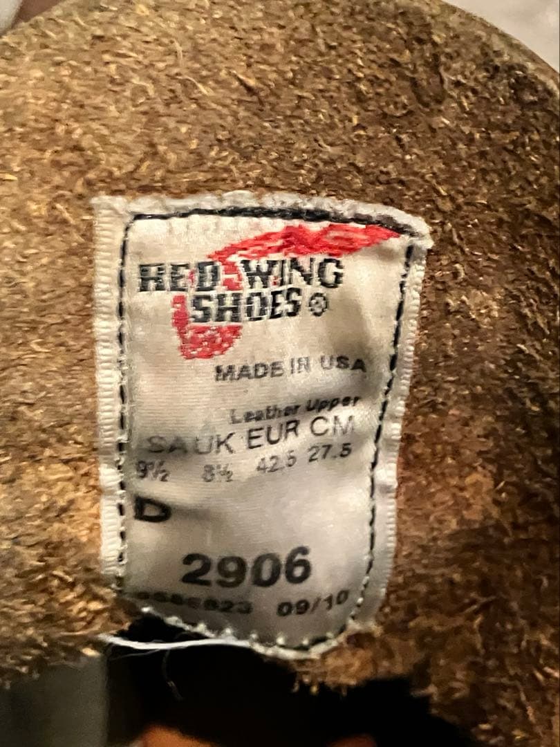 レッドウィング　ブーツ　2906 廃盤