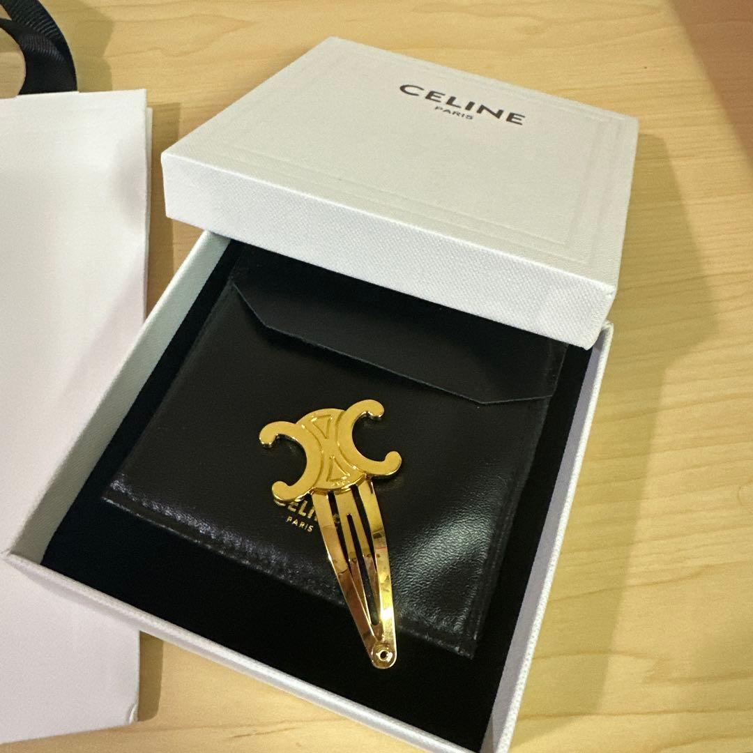 CELINE ゴールド ヘアピン 1個のみ