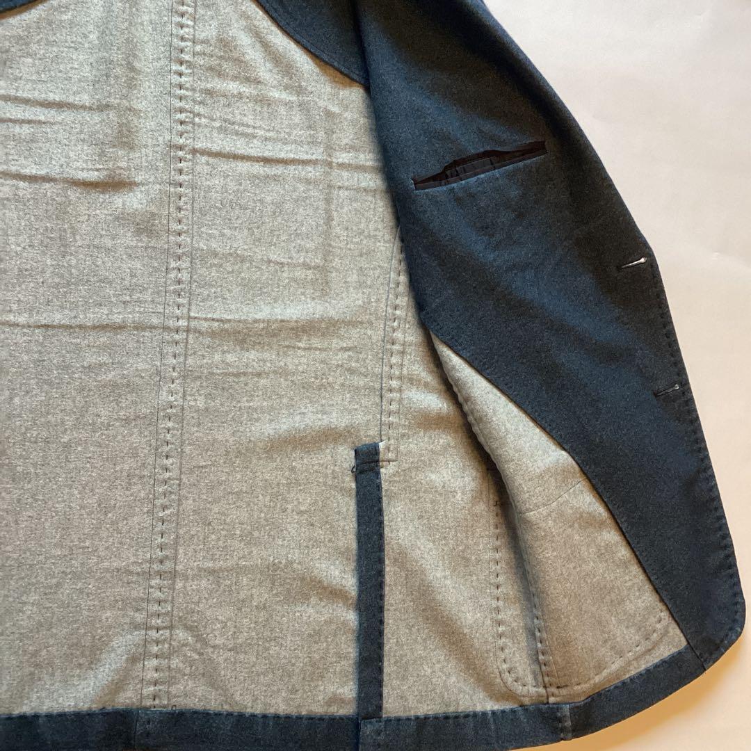 【中古】パルジレーリ　ジャケット　ブルーグレー　サイズ54 XL XXL